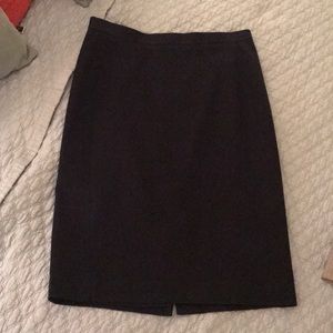 Ann Taylor navy blue pencil skirt.